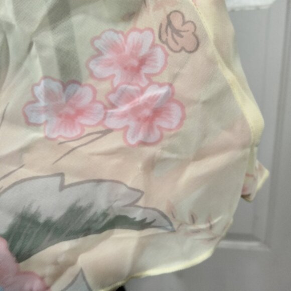 Vtg Y2K Asymmetrical Dress XS Floral Fairy Whimsical Pastel Coquette Romantic - Picture 2 of 9